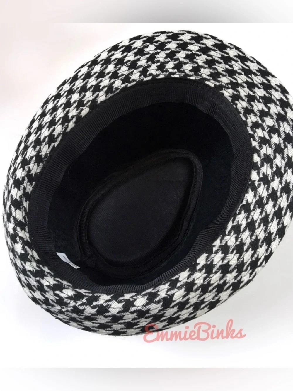 New Houndstooth Print University of Alabama Coach Bear Bryant Fedora Hat